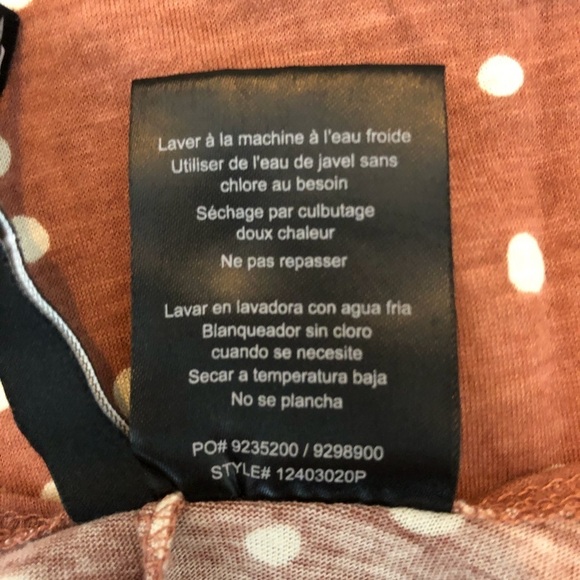 O'Neill mauve polka dot crop with lace - Picture 4 of 7